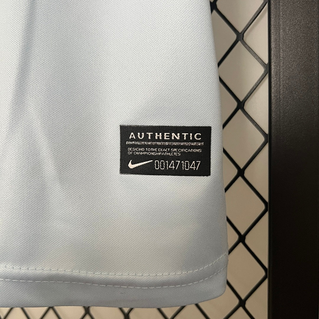Camiseta Retro Atlético de Madrid Visita Gris Claro y Gris 13/14 - espalda