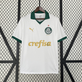 Camiseta Palmeiras Visita Gris Claro y Negra 2024/25 - frente