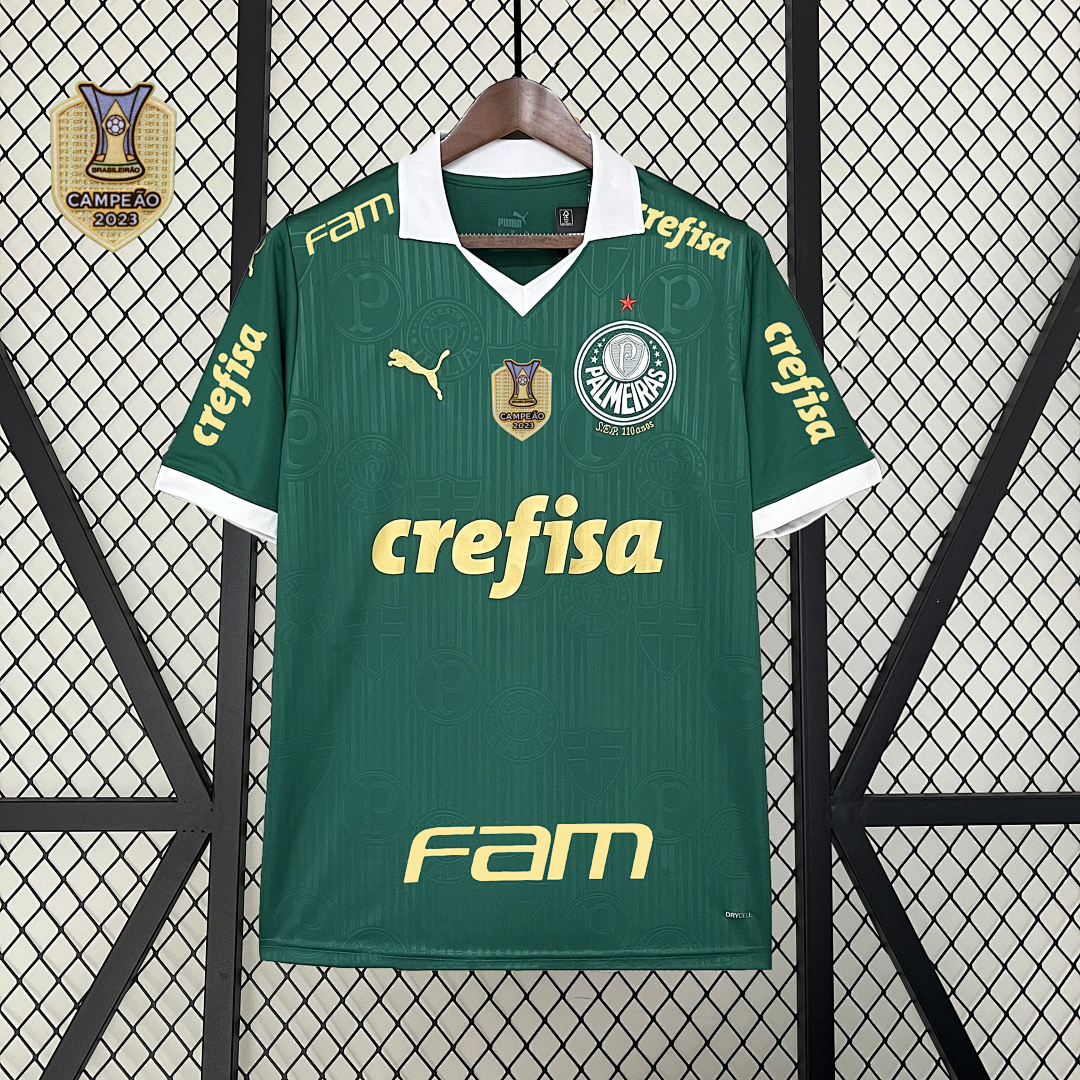 Camiseta Palmeiras Local Con Sponsors 2024 - frente