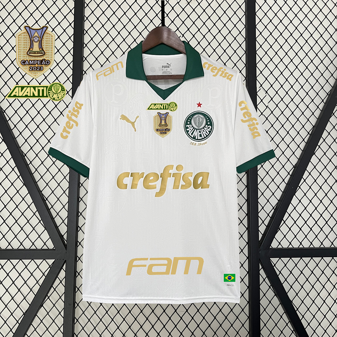 Camiseta Palmeiras Visita Con Sponsors 2024 - frente