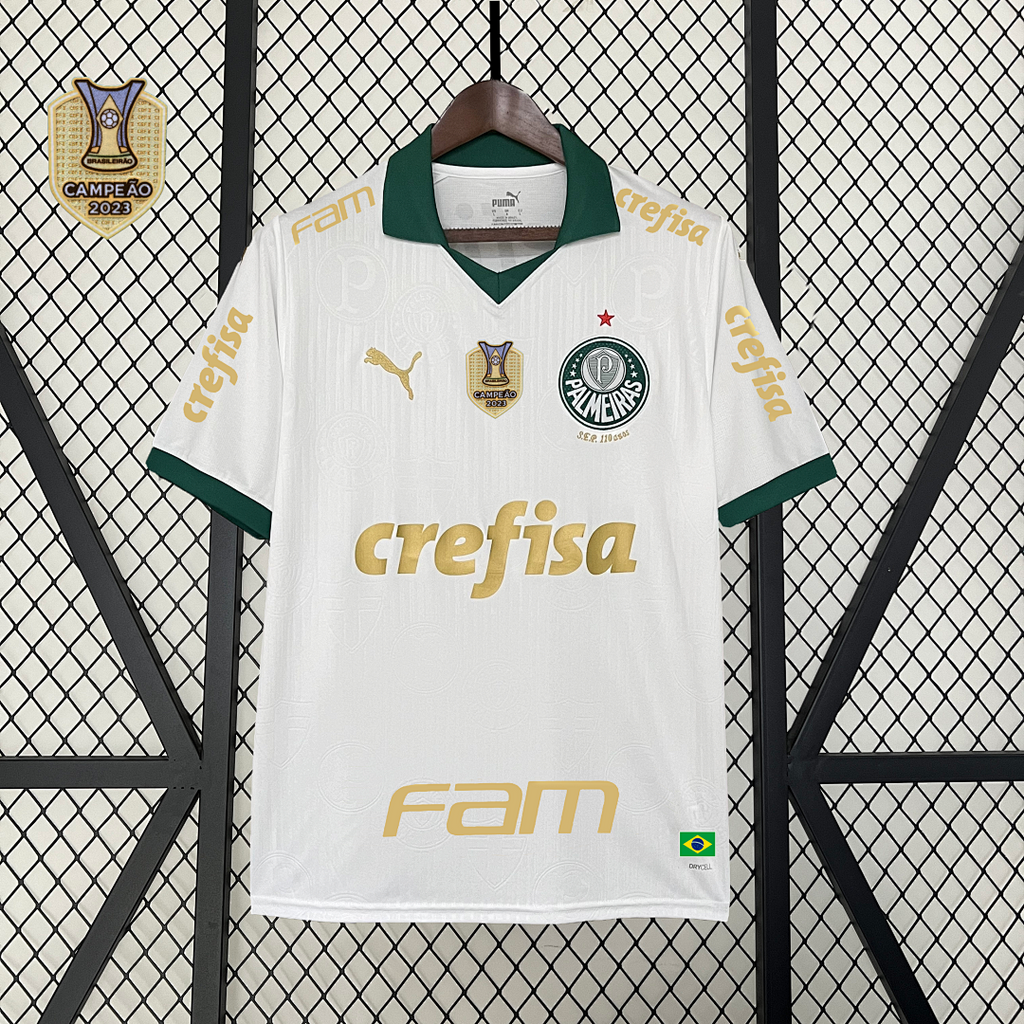 Camiseta Palmeiras Visita Con Sponsors 2024/25 - espalda