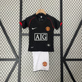 Conjunto Niños Manchester United Negra 07/08 - frente