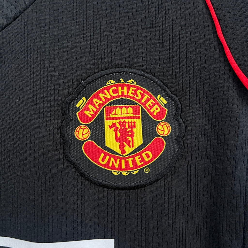 Conjunto Niños Manchester United Negra 07/08 - espalda