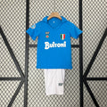 Conjunto Niños SSC Napoli Local Azul y Gris Claro 87/88 - frente
