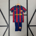Conjunto Niños FC Barcelona Local 09/10 - frente