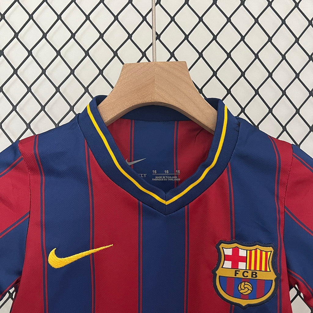 Conjunto Niños FC Barcelona Local 09/10 - espalda