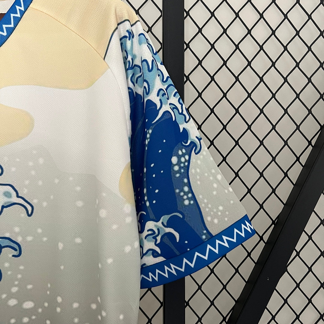 Camiseta Japón Azul y Blanca Edición Especial 2024 - espalda