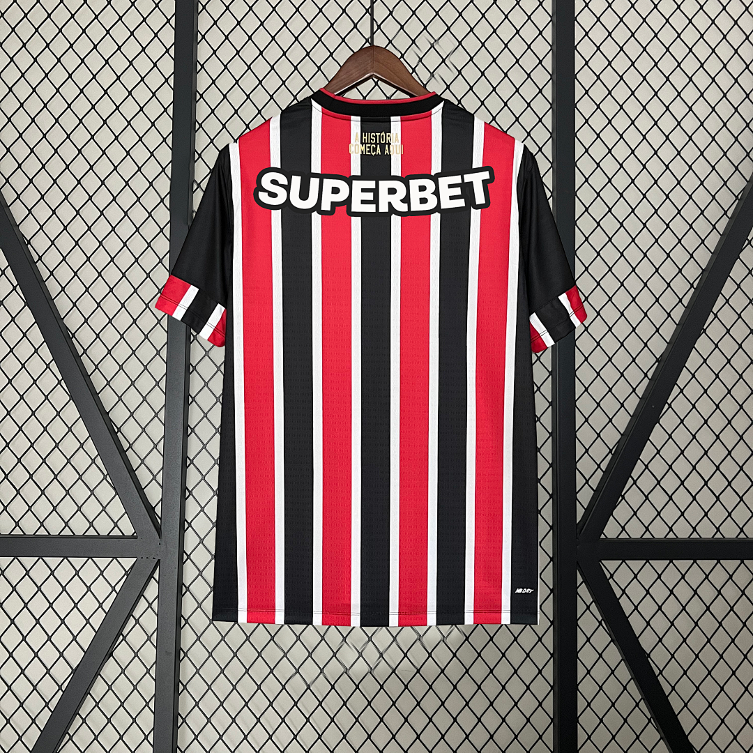 Camiseta São Paulo Visita Con Sponsors 2024 - espalda