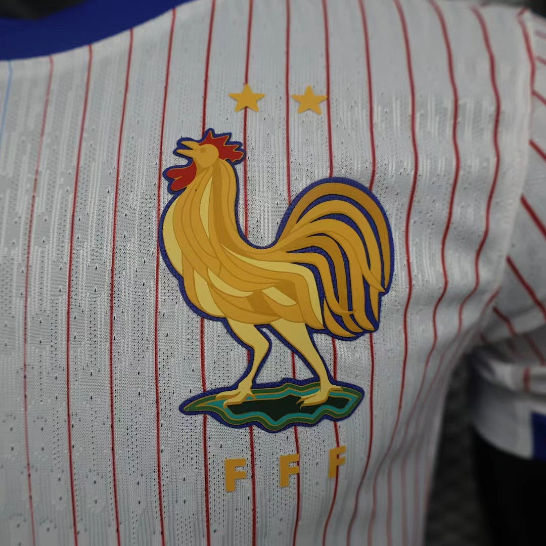 Camiseta Francia Visita 2024 Versión Jugador - espalda