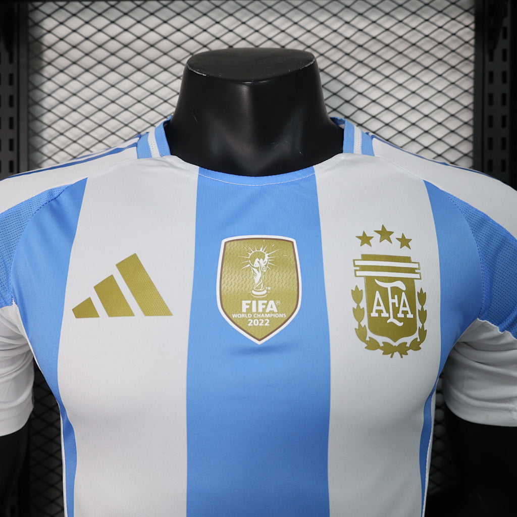 Camiseta Argentina Local 2024 Versión Jugador - espalda