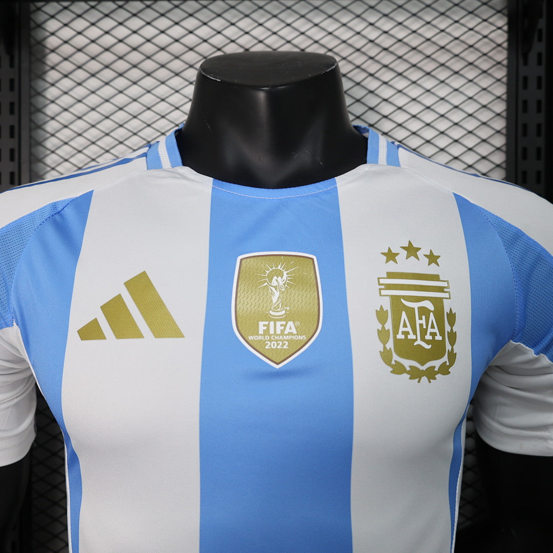 Camiseta Argentina Local 2024 Versión Jugador - espalda