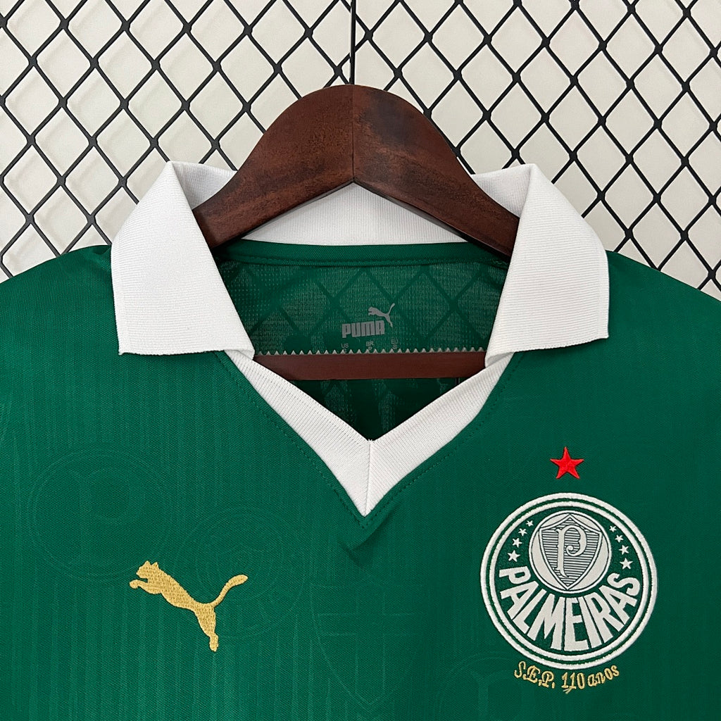 Camiseta Palmeiras Local 2024/25 Mujer - espalda