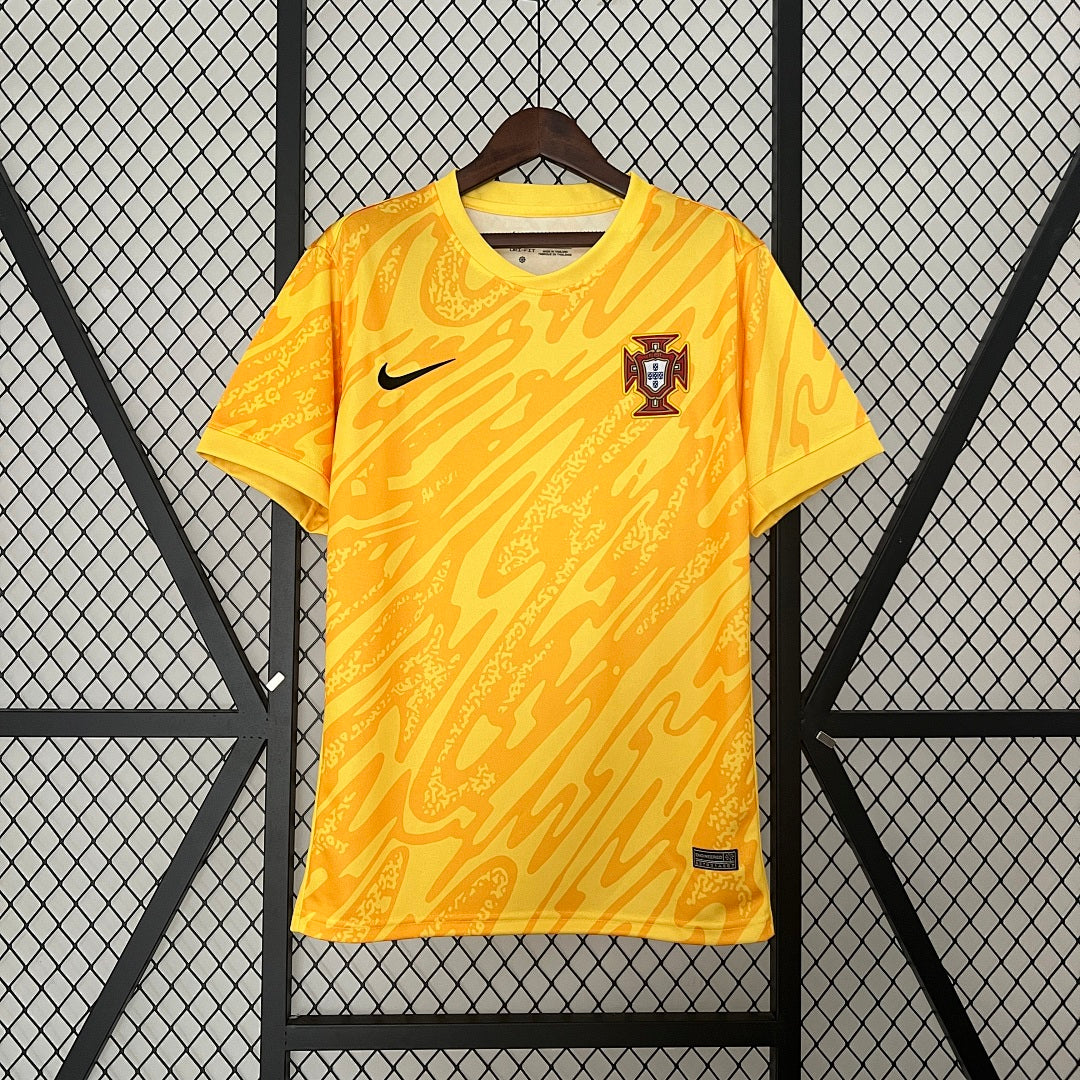 Camiseta Portugal Portero Amarilla 2024 - frente