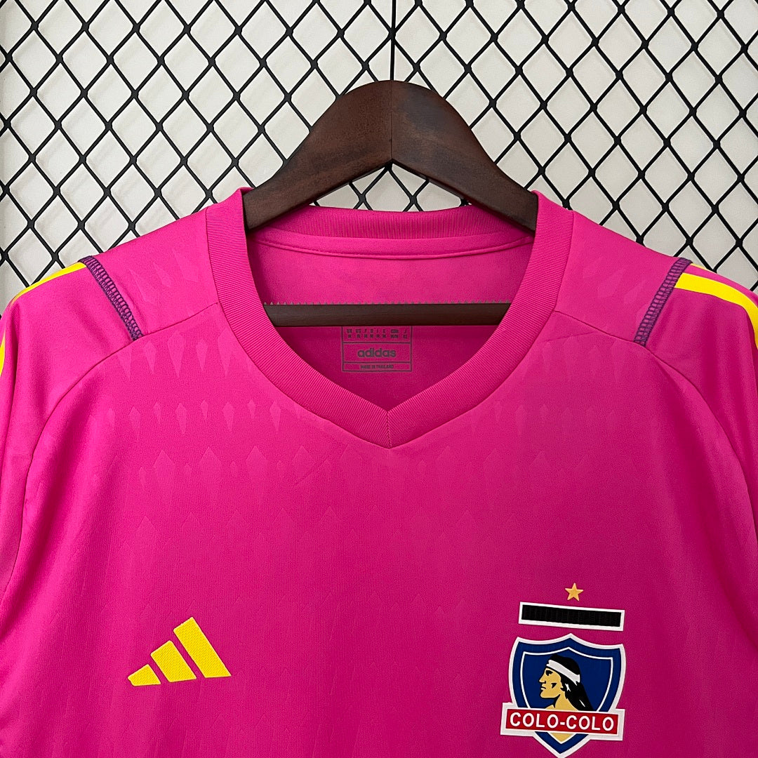 Camiseta Colo Colo Portero Rosada 2024/25 - espalda