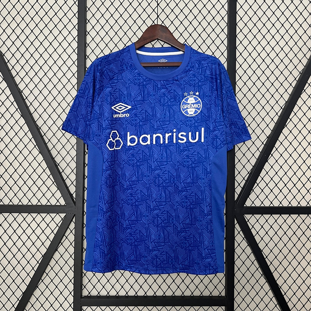 Camiseta Grêmio Portero Azul 2024/25 - frente