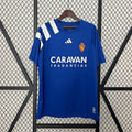 Camiseta Retro Real Zaragoza Local Azul Marino y Azul 92/93 - frente
