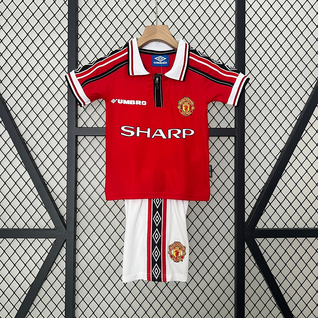 Conjunto Niños Manchester United Local 98/99 - frente