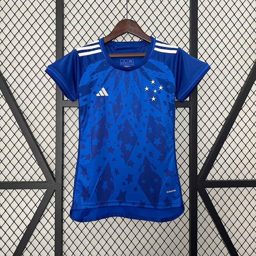 Camiseta Cruzeiro Local 2024/25 Mujer - frente