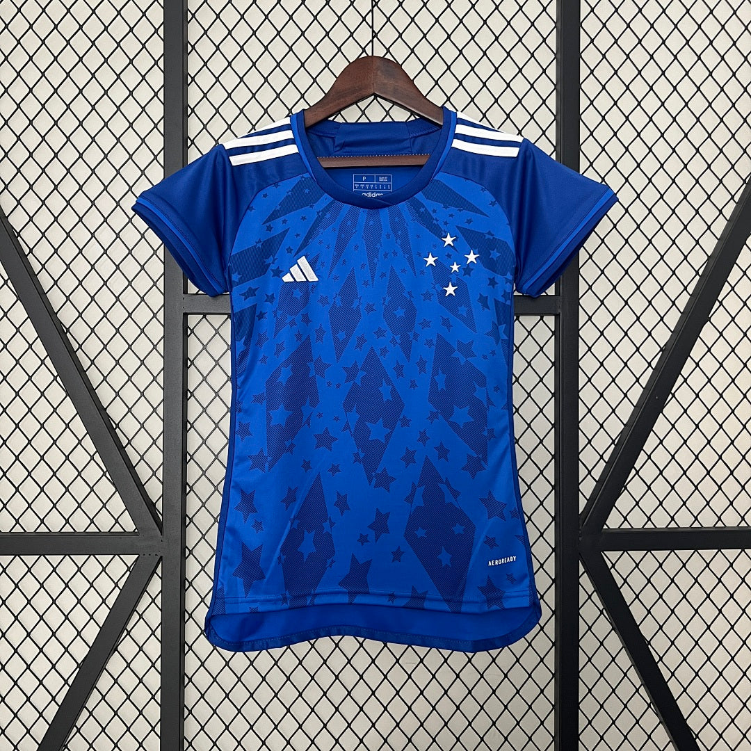Camiseta Cruzeiro Local 2024/25 Mujer - frente