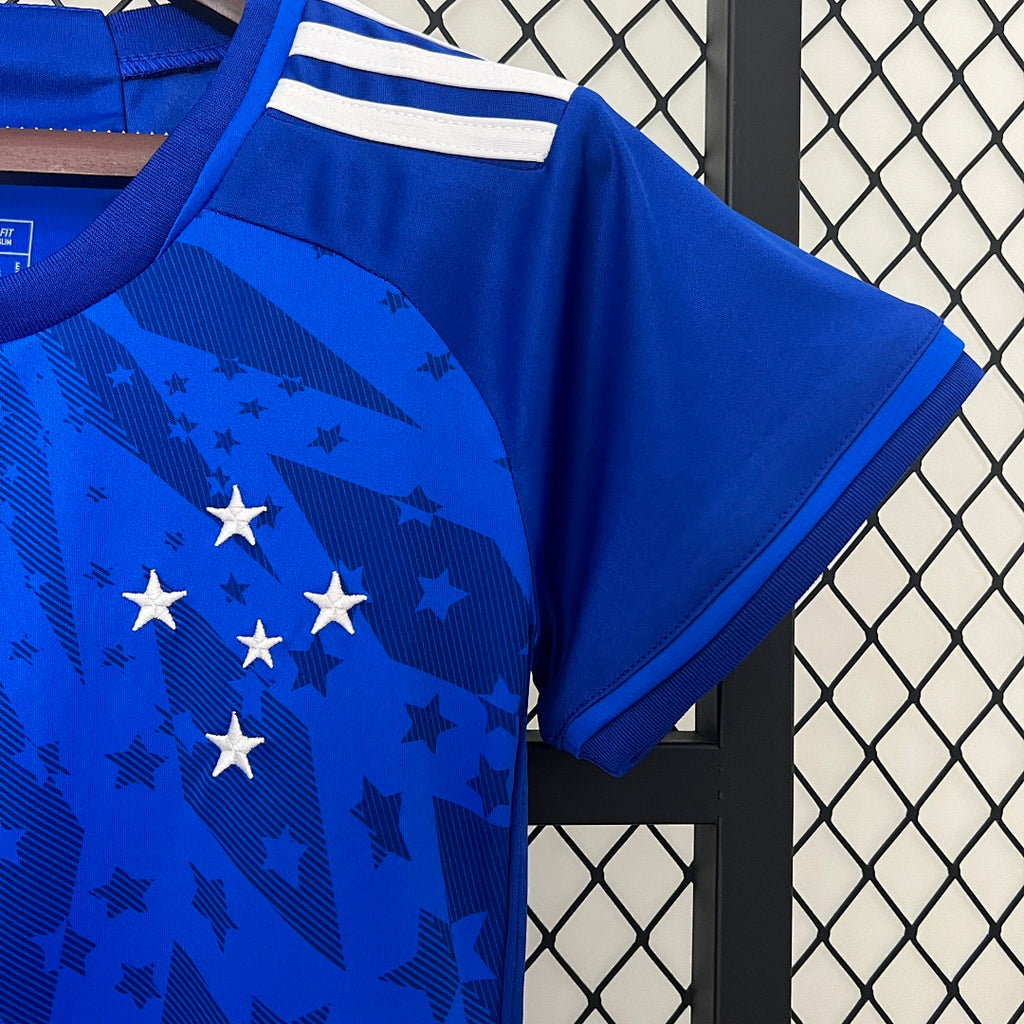 Camiseta Cruzeiro Local 2024/25 Mujer - espalda