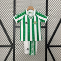 Conjunto Niños Real Betis Local Verde Oscuro y Blanca 95/97 - frente