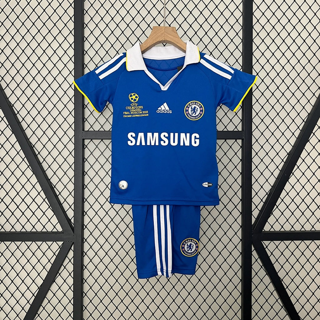 Conjunto Niños Chelsea Local Champions League 08/09 - frente