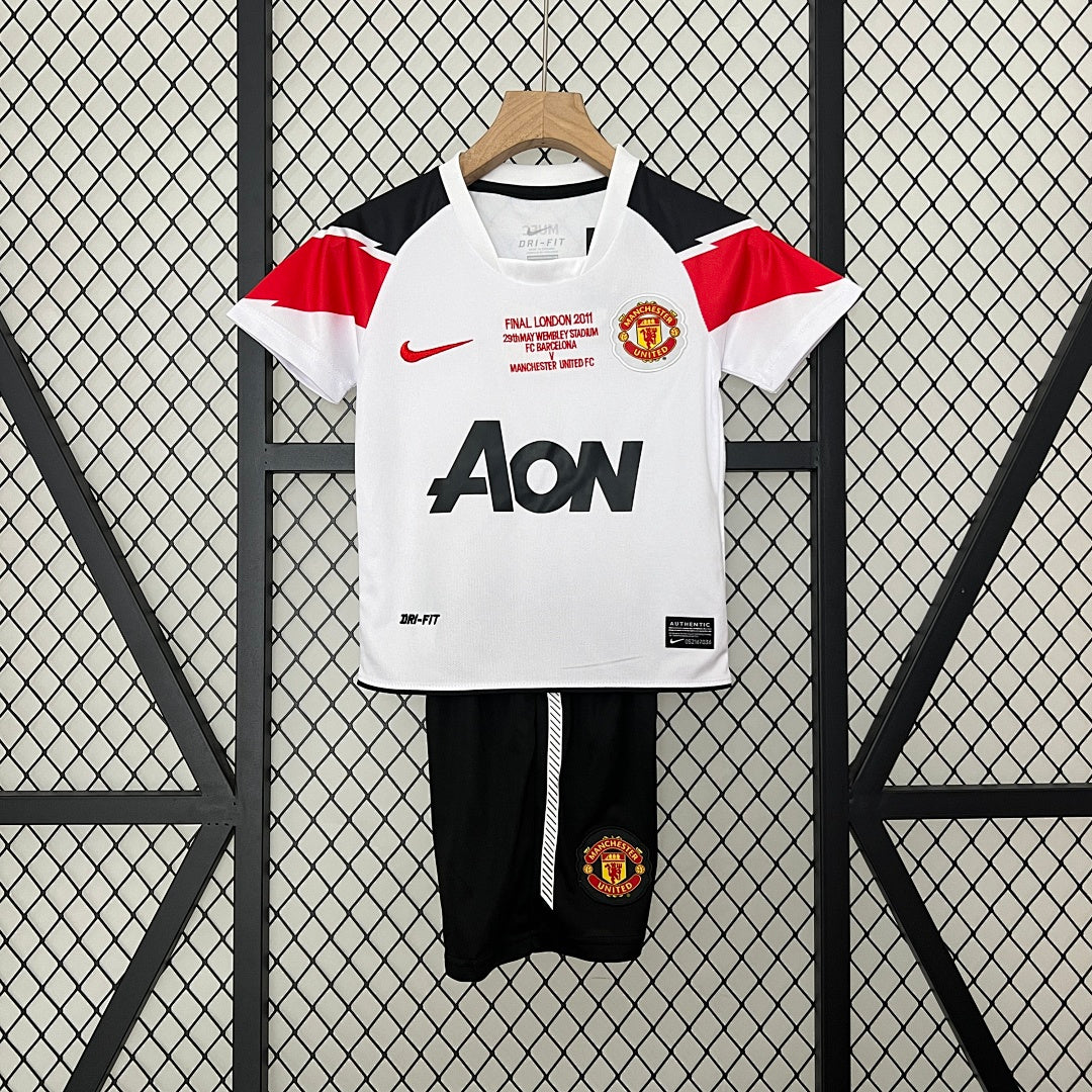 Conjunto Niños Manchester United Visita Champions League 10/11 - frente