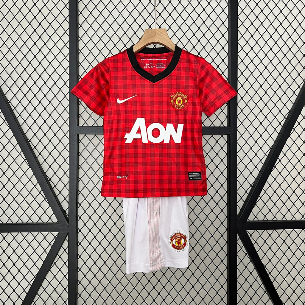 Conjunto Niños Manchester United Local 12/13 - frente