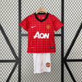Conjunto Niños Manchester United Local 12/13 - frente
