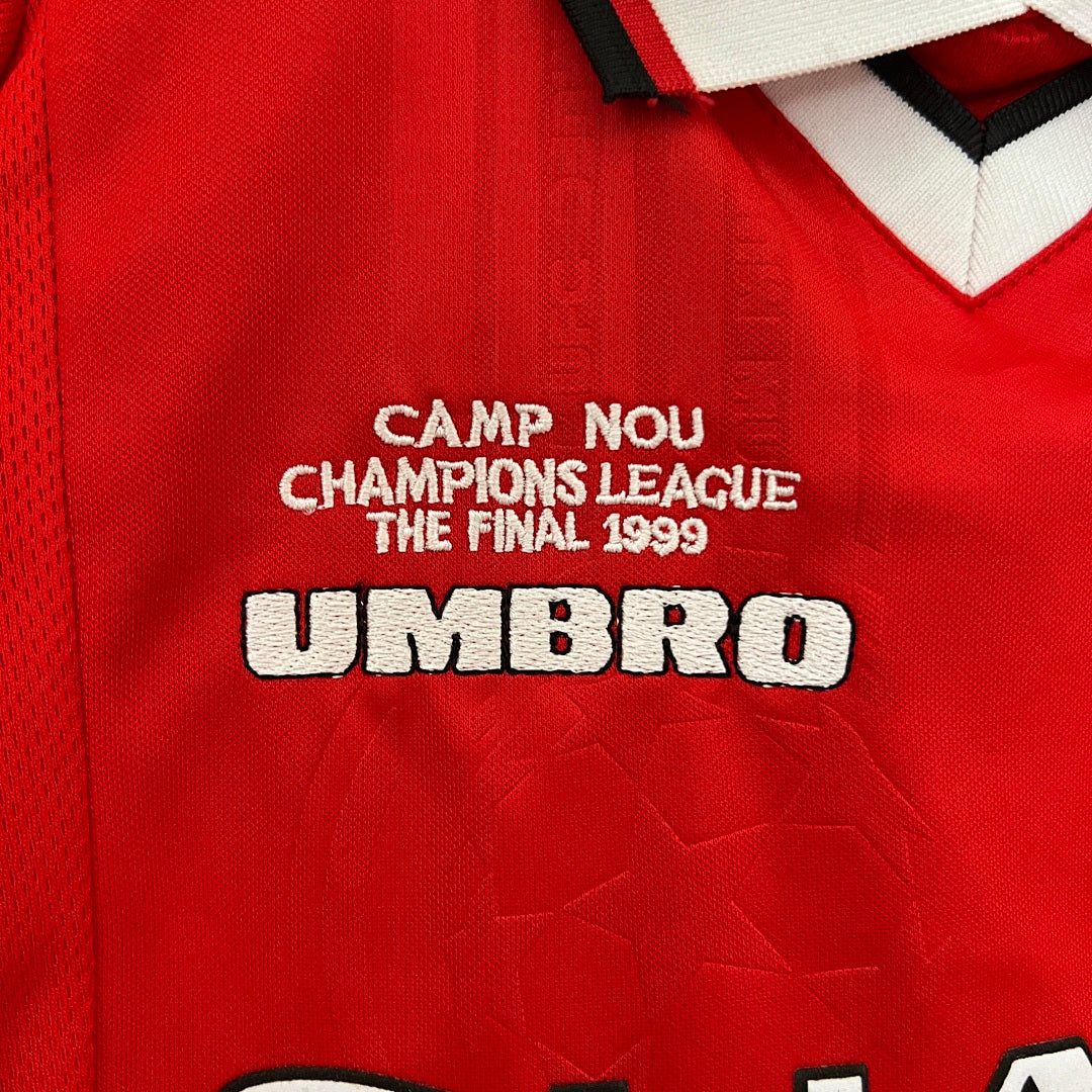 Conjunto Niños Manchester United Local 99/00 - espalda
