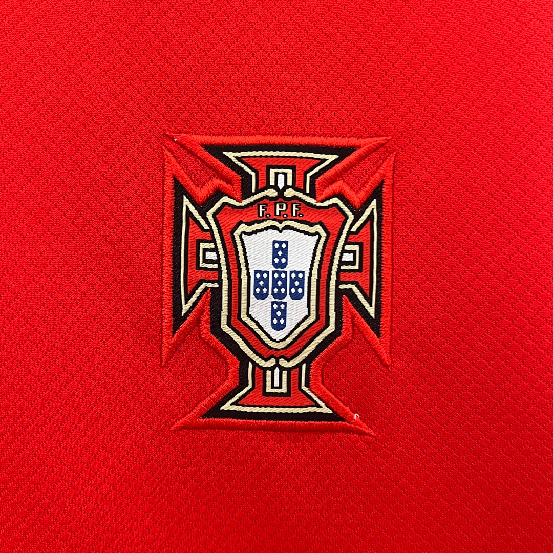 Camiseta Portugal Local 2024 Mujer - espalda
