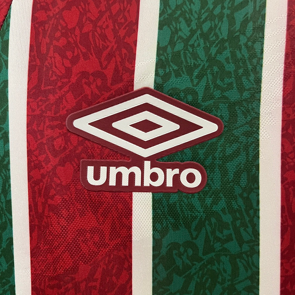 Camiseta Fluminense Local Con Sponsors 2024/25 - espalda