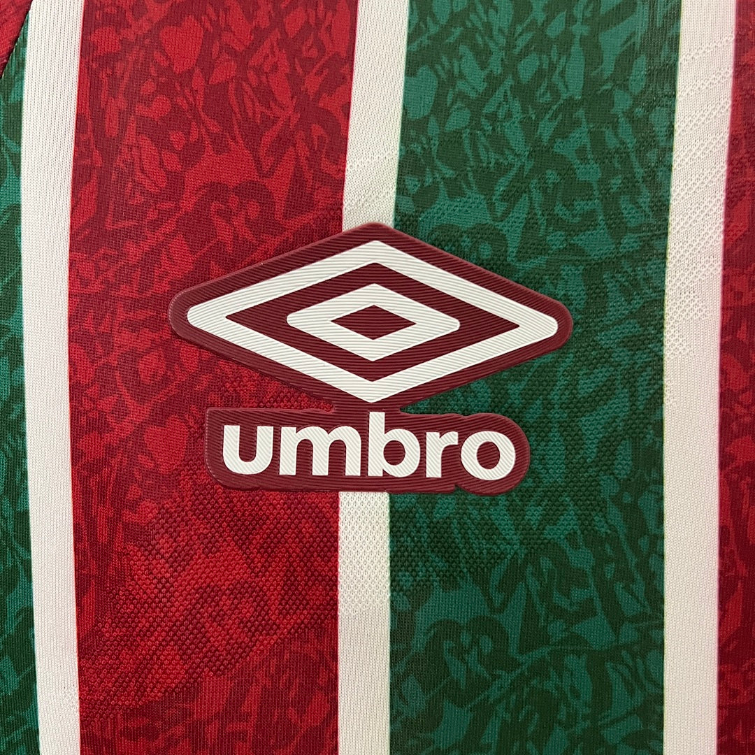 Camiseta Fluminense Local Con Sponsors 2024/25 - espalda