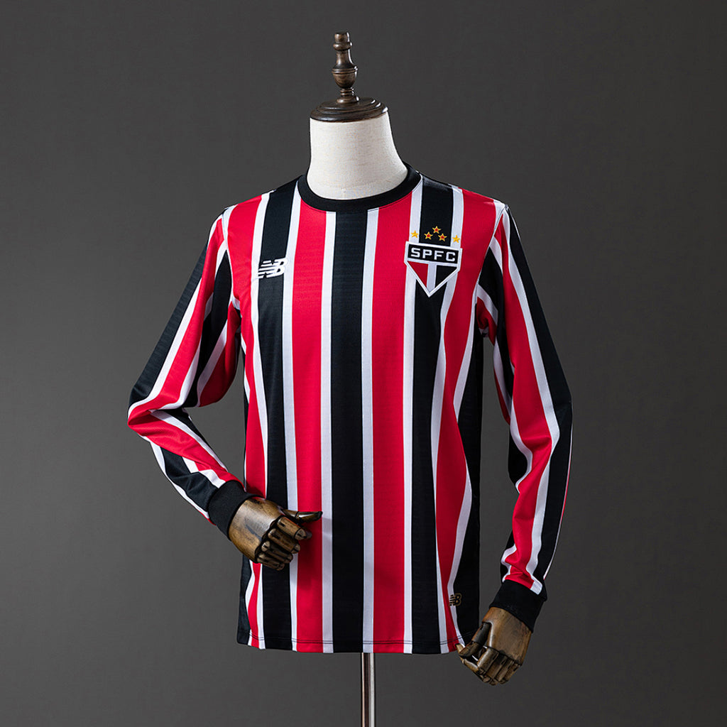 Camiseta São Paulo Visita Manga Larga 2024/25 - frente