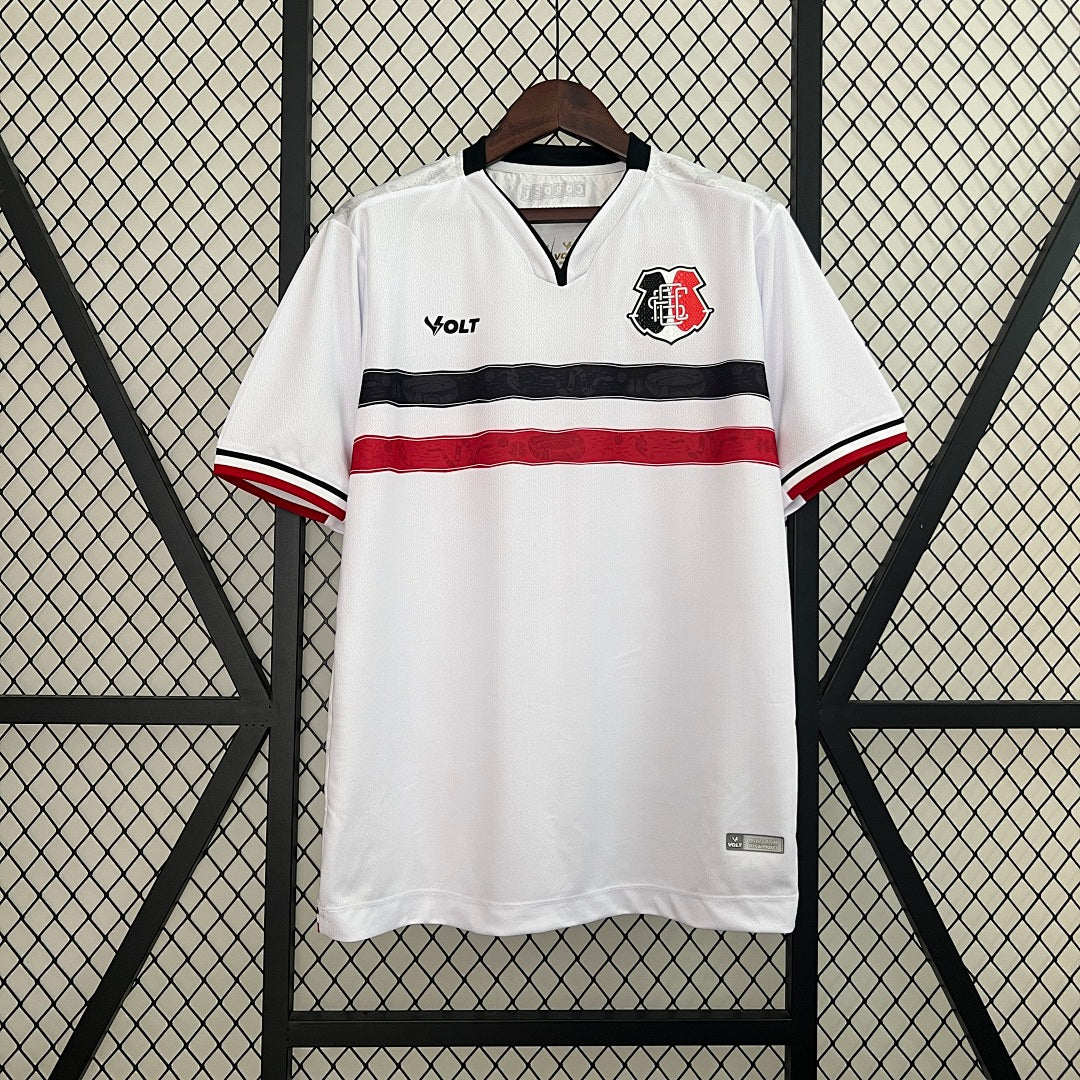 Camiseta Santa Cruz Visita Gris Claro y Naranja 2024/25 - frente