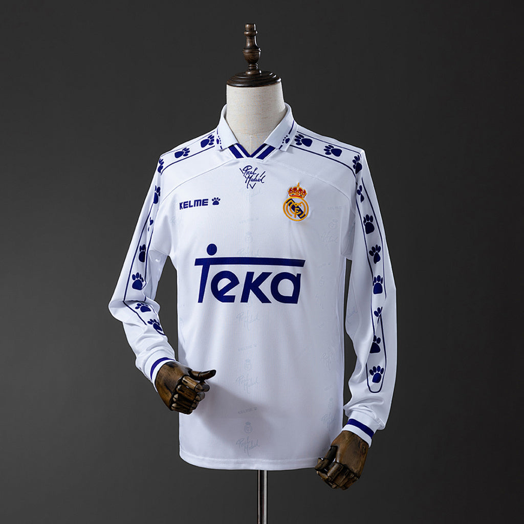 Camiseta Retro Real Madrid Local Manga Larga 94/96 - frente