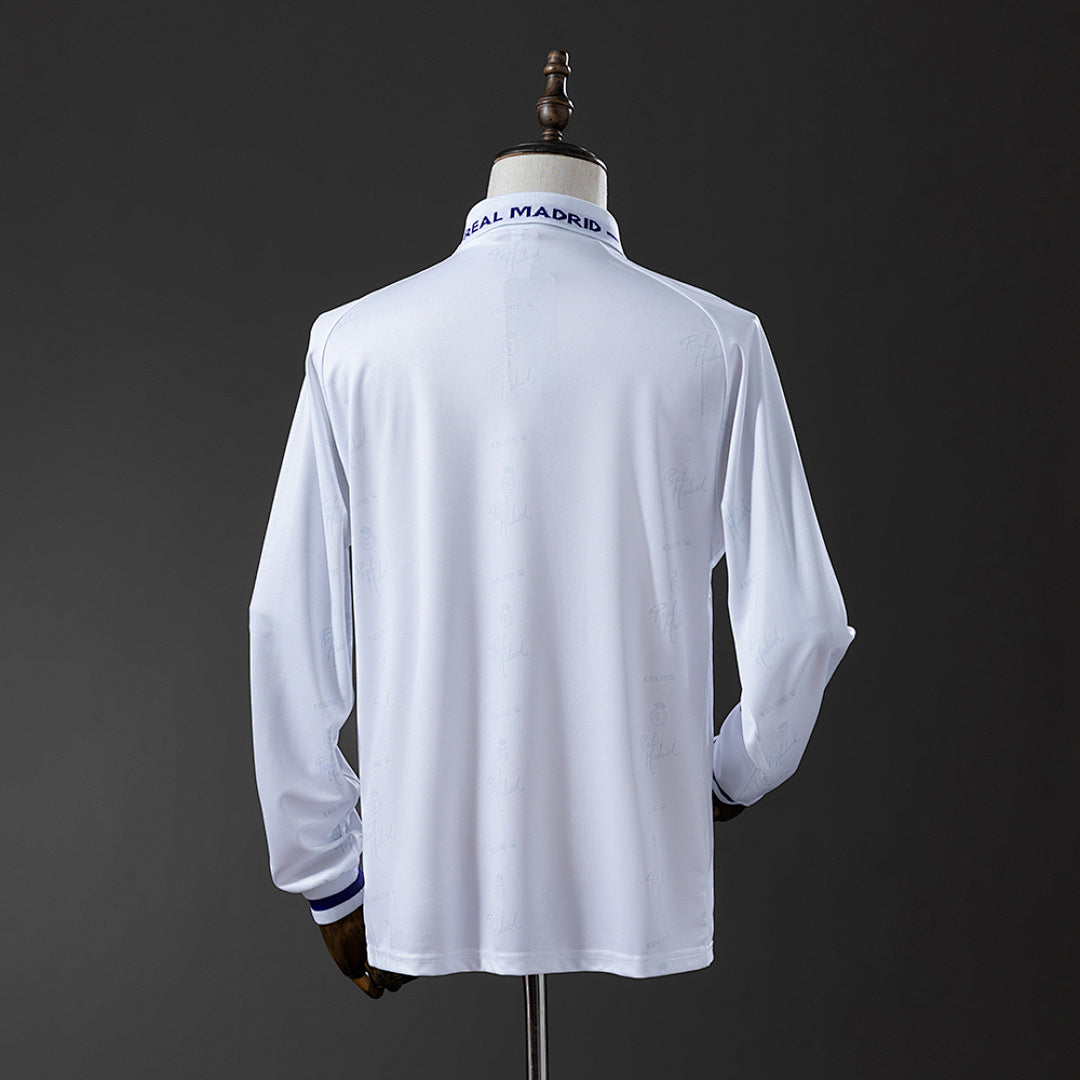 Camiseta Retro Real Madrid Local Manga Larga 94/96 - espalda