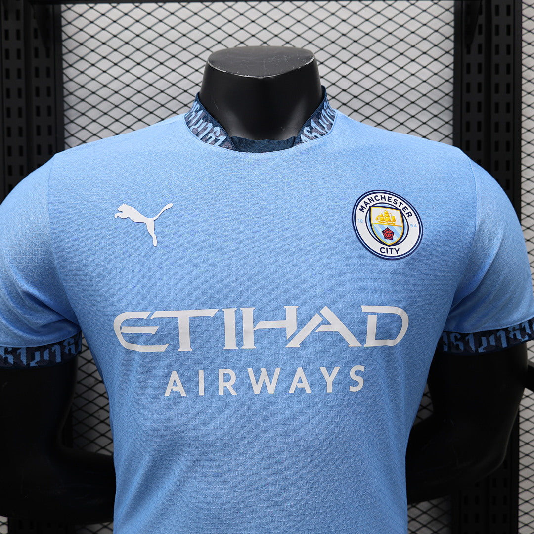 Camiseta Manchester City Local 2024/25 Versión Jugador - espalda