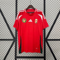 Camiseta Hungría Local Roja y Gris 2024 - frente