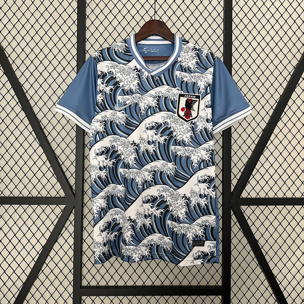 Camiseta Japón Gris y Gris Claro Edición Especial 2024 - frente