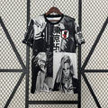 Camiseta Japón Negra y Gris Claro Edición Especial 2024 - frente