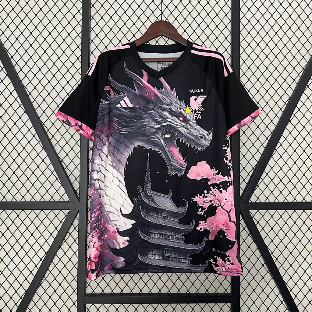 Camiseta Japón Negra y Roja Edición Especial 2024 - frente