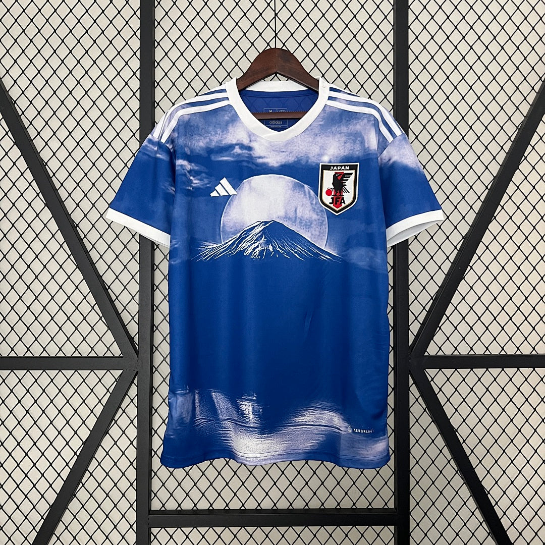 Camiseta Japón Azul Marino y Gris Claro Edición Especial 2024 - frente