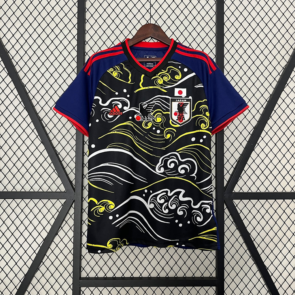 Camiseta Japón Negra y Azul Marino Edición Especial 2024 II - frente