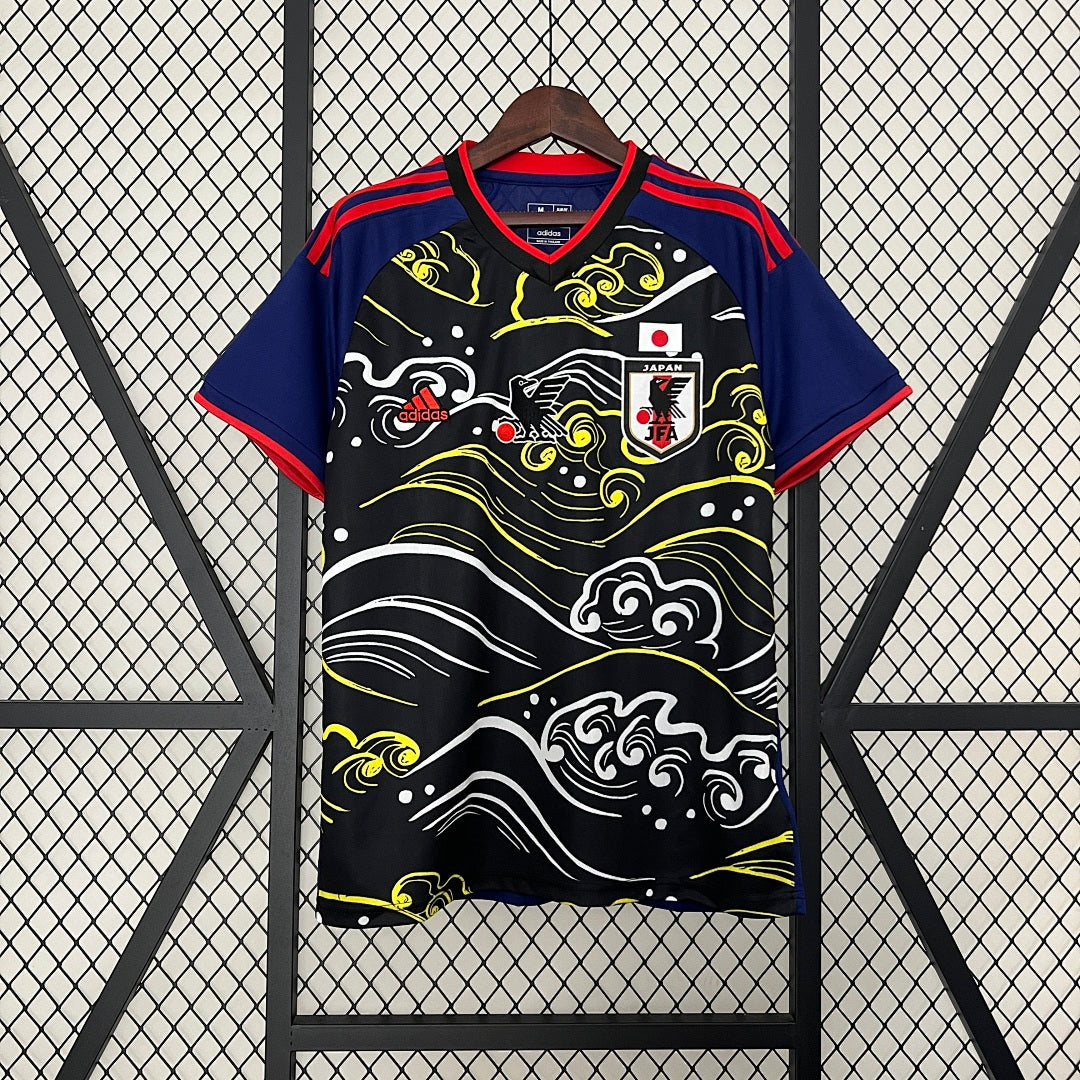 Camiseta Japón Negra y Azul Marino Edición Especial 2024 II - frente