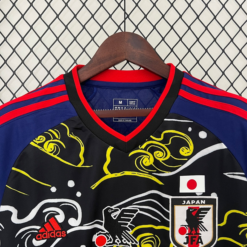 Camiseta Japón Amarilla y Negra Edición Especial 2024 - espalda