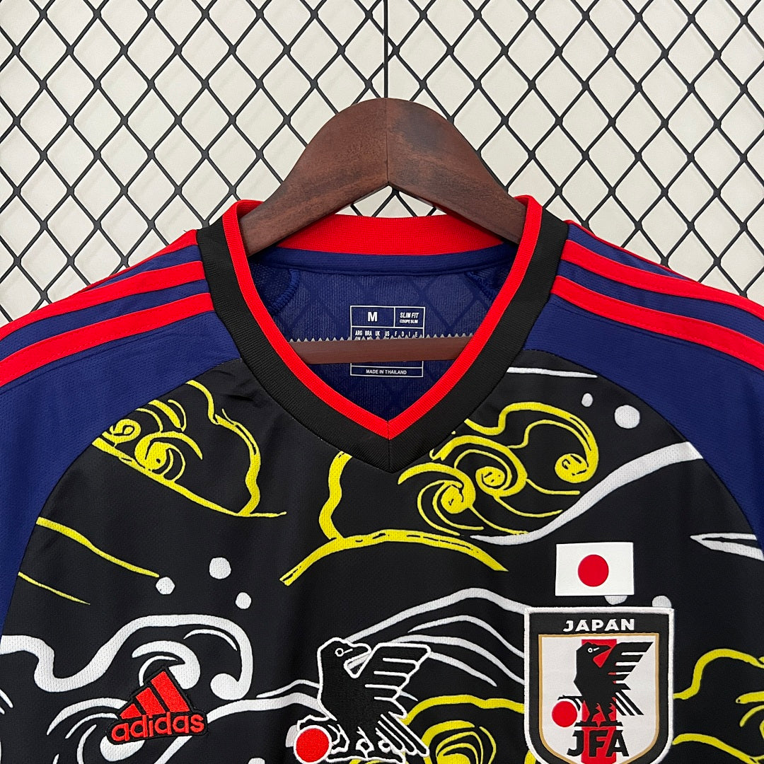 Camiseta Japón Amarilla y Negra Edición Especial 2024 - espalda