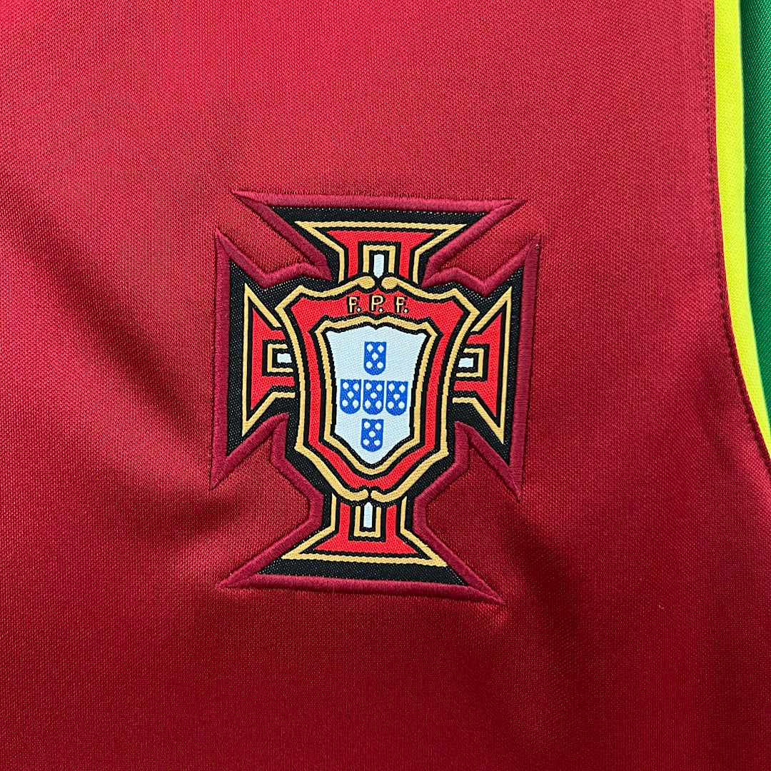 Camiseta Retro Portugal Local 1998 - espalda