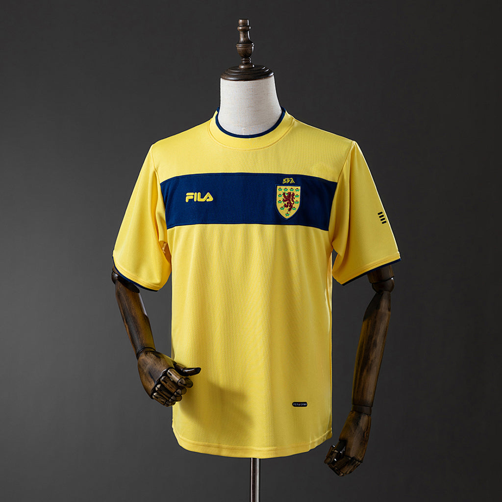 Camiseta Retro Escocia Visita 2002 - frente