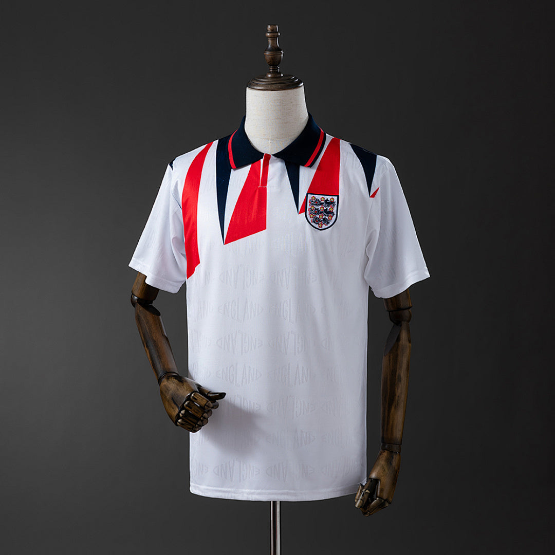 Camiseta Retro Inglaterra Local 1992 - frente